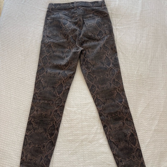 J brand Python High Rise Lillie Jeans size 28 - Picture 2 of 5